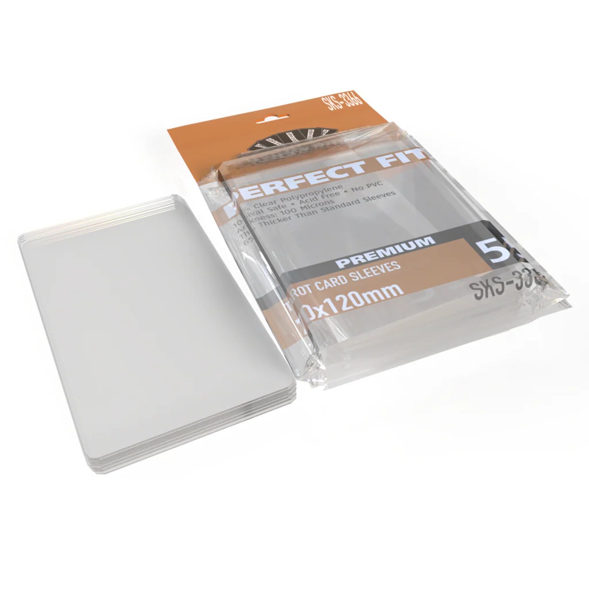 [3366] Perfect Fit Premium Tarot Card Sleeves (70x120mm) 55 Pack, 100 Microns