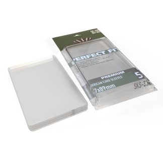 [3303] Perfect Fit Premium American Card Sleeves (57x89mm) 55 Pack, 100 Microns