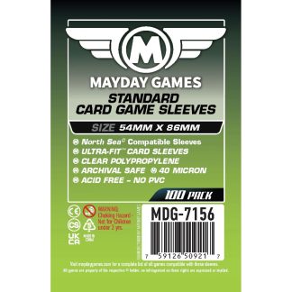 [7156] North Sea Compatible Sleeves (100 pack) 54 x 86mm