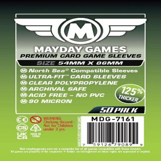 [7161] Premium North Sea Compatible Sleeves (50 pack) 54 x 86mm