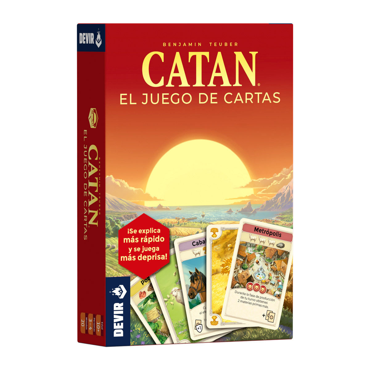 Catan: El juego de cartas (2026) — caja