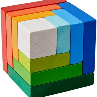 Juego de composición en 3D Cubo de color