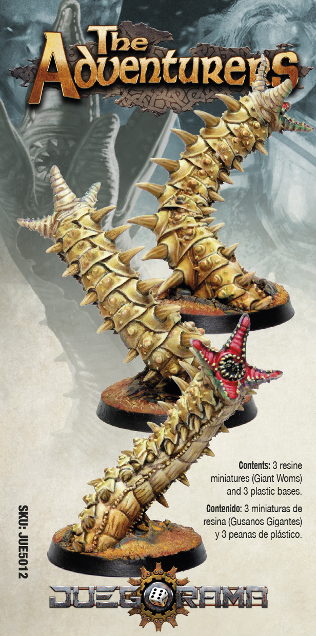 Pack 3 Gusanos Gigantes - The Path Of The Adventurers