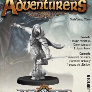 Miniatura Hombre Cuervo 32mm - The Path Of The Adventurers El Juego de Rol