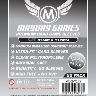 [7147] Premium Magnum Oversized Dungeon Sleeves: 87 X 112 MM (pack of 50)