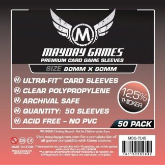 [7145] Premium Medium Square Card Sleeves (80 X 80 MM) (pack of 50)