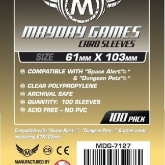 [7127] Magnum Space Card Sleeve 61 X 103 MM Space Alert / Dungeon Petz Size