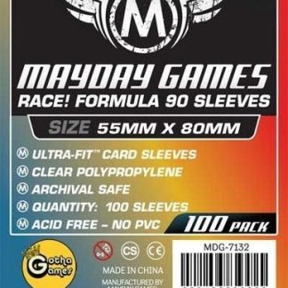 [7132] Race! Formula 90 Card Sleeves (pack of 100) (55 X 80 MM)
