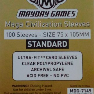 [7149] Standard Mega Civilization Sleeves (75 x 105 MM)