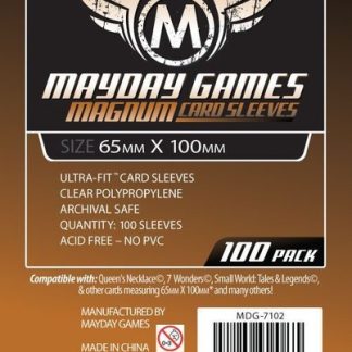 [7102] Magnum Copper Sleeve: 65 MM X 100 MM Card Sized -"7 Wonders"