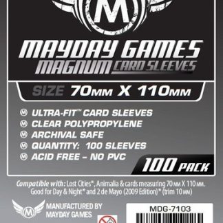 [7103] Magnum Silver Sleeve: 70 MM X 110 MM Card Sized -"Lost Cities"