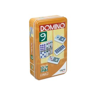 DOMINO COLORES DOBLE 9 METAL BOX