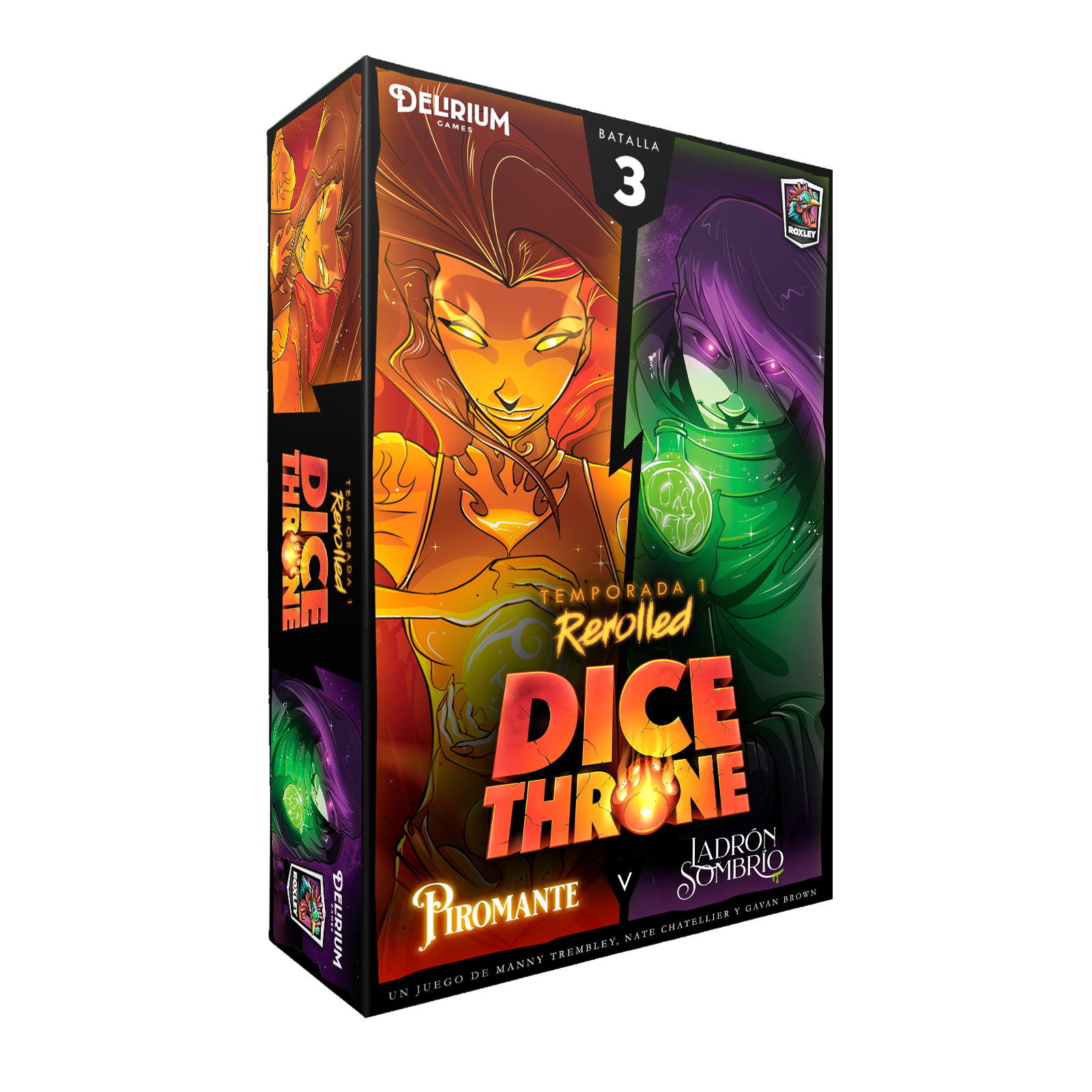 Piromante vs Ladrón Sombrío - Dice Throne