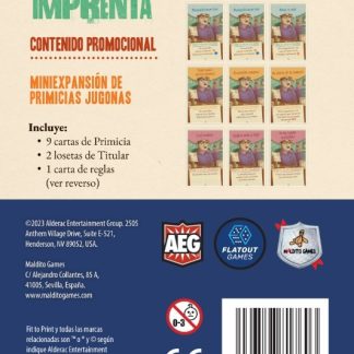 Primicias Jugonas - Mini Expansión - Listo para imprenta