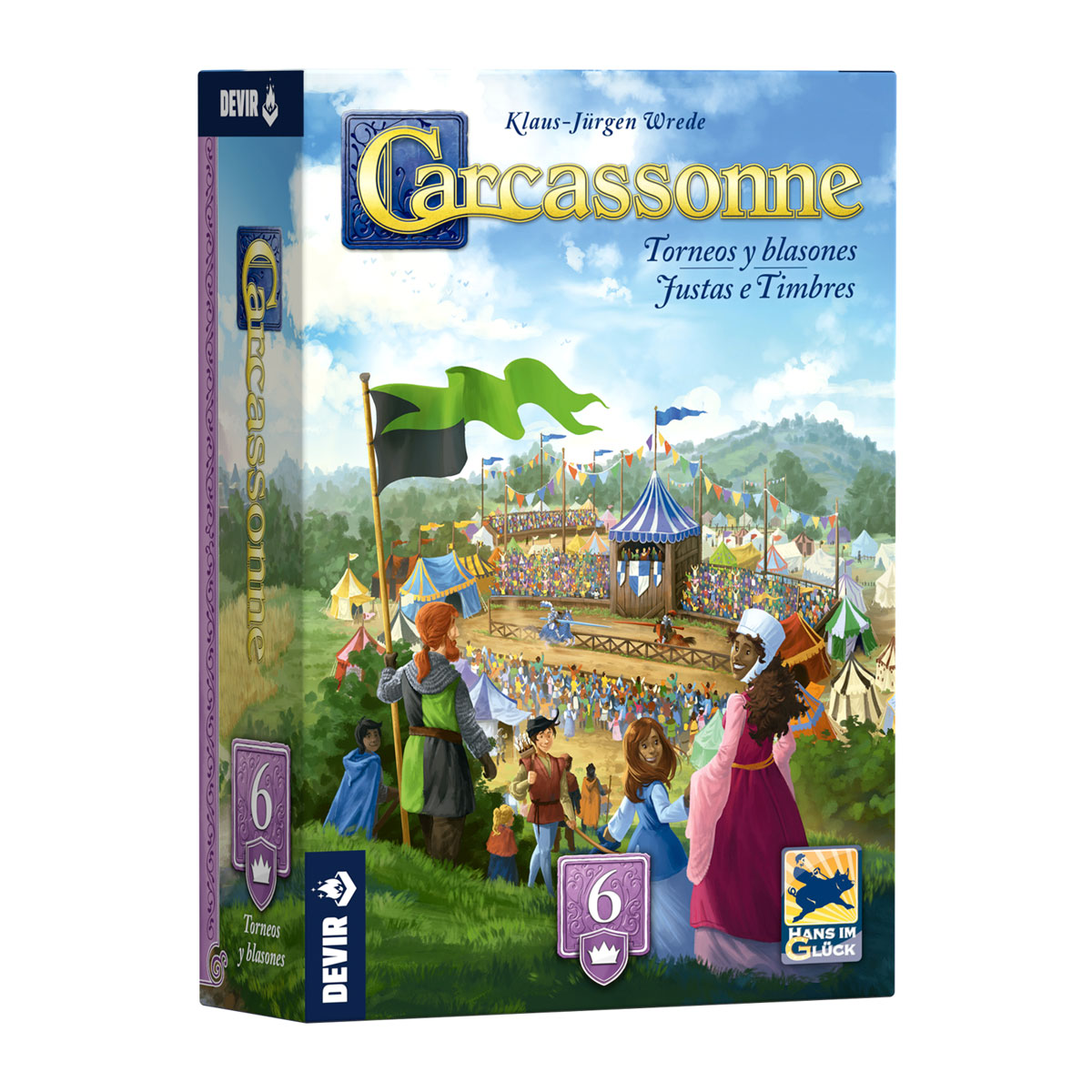 Carcassonne Exp. 6 - Torneos y Blasones