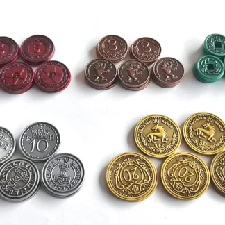 80 Monedas Metálicas (Scythe & Expediciones)