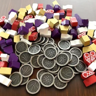 Upgrade Pack (Metal Coins & Wooden Resources) - Wyrmspan