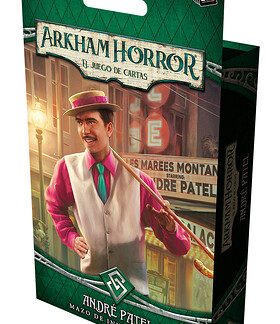 Caja de ARHAM HORROR LCG: ANDRÉ PATEL MAZO DE INVESTIGADOR