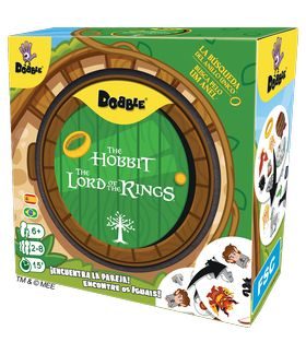 Caja de DOBBLE THE LORD OF THE RINGS