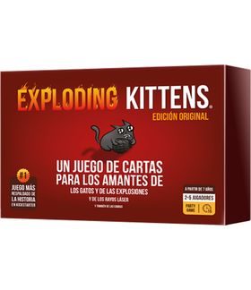 Caja de EXPLODING KITTENS EDICION 2 JUGADORES