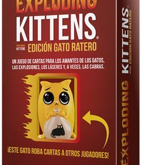 Caja de EXPLODING KITTENS ED. GATO RATERO