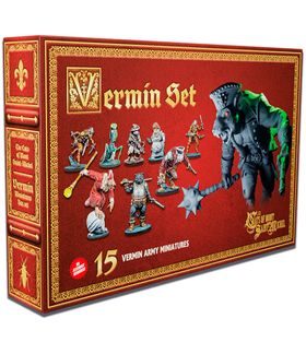 Caja de LOS MOSQUEGATOS - CAJA CON 17 MINIATURAS DE ALIMAÑAS