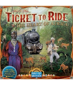 Caja de AVENTUREROS AL TREN - EL CORAZON DE AFRICA - EXPANSION