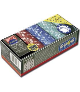 Caja de BICYCLE POKER CHIPS