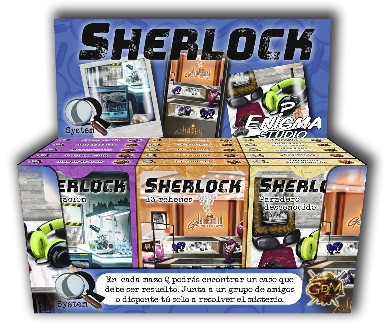 Serie Q - Sherlock Pack (Propagación, 13 rehenes y Paradero desconocido)