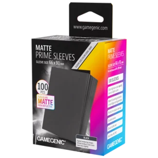 Matte Prime Sleeves Black 66x91