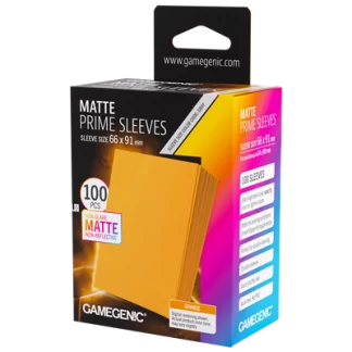 Matte Prime Sleeves Orange 66x91