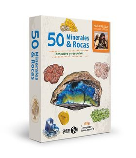 Caja de 50 MINERALES Y ROCAS - NATURALEZA CON JUAN Y MIGAS