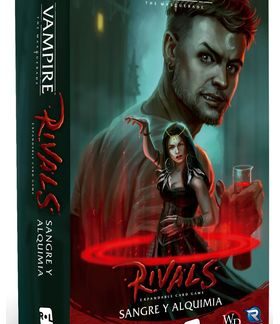 Caja de VAMPIRE : LA MASCARADA - RIVALS, EXPANSIÓN SANGRE Y ALQUIMIA