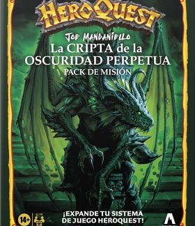 Caja de HEROQUEST LA CRIPTA DE LA OSCURIDAD PERPETUA PACK DE MISION HASBRO GAMING