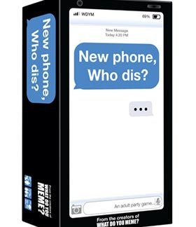 Caja de WHAT DO YOU MEME? NEW PHONE WHO DIS