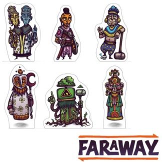 Meeples de madera - Faraway