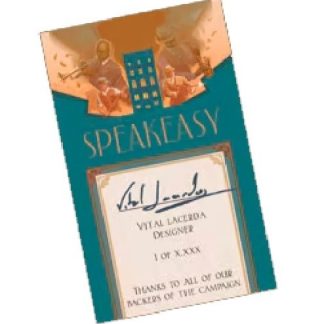 PRINTED Signature Decal - Speakeasy Edición Kickstarter