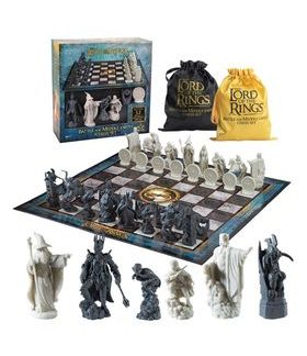 Caja de SET AJEDREZ EL SE„OR DE LOS ANILLOS BATALLA POR LA TIERRA MEDIA