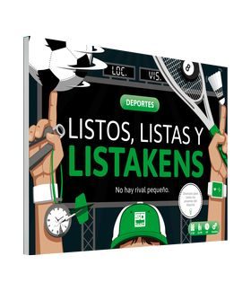 Caja de LISTOS LISTAS Y LISTAKENS DEPORTES