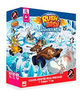 Caja de RUSH & BASH. WINTER IS NOW