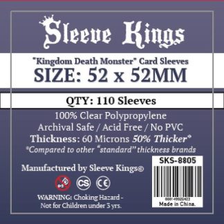 [8805] Sleeve Kings Kingdom Death Monster Card Sleves (52 X 52mm)