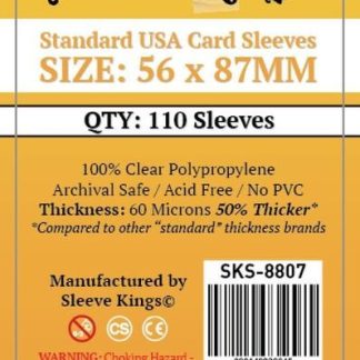 [8807] Sleeve Kings Standard USA Card Sleeves (56x87mm)