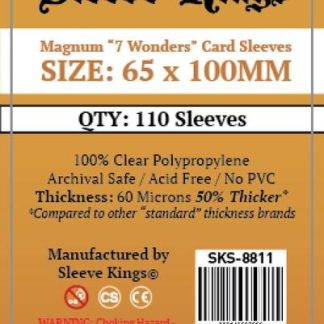[8811] Sleeve Kings Magnum 7 Wonders Card Sleeves (65x100mm)