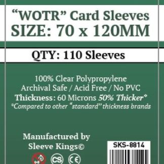 [8814] Sleeve Kings "WOTR" Card Sleeves (70x120mm)