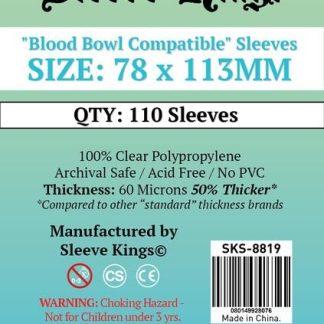 [8819] Sleeve Kings Blood Bowl Compatible Sleeves (78x113mm)
