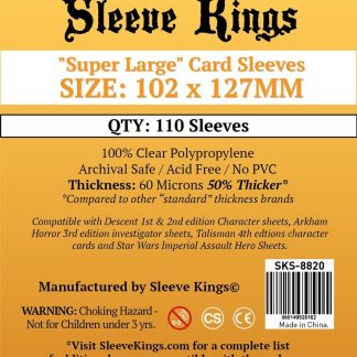 [8820] Sleeve Kings Super Large Sleeves (102x127mm)