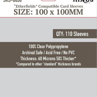 [8838] Sleeve KingsEtherfields Compatible Sleeves (100 X 100mm)