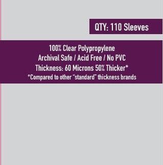 [8839] Sleeve Kings 8XL Sleeves (90 X 140mm) (Castle von Loghan, Phantom: Treasures of Drakon)