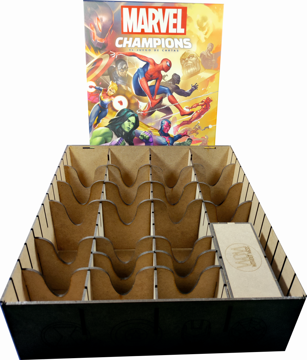 Caja compatible con MARVEL CHAMPIONS (Base + expansiones)