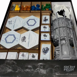 Inserto compatible con FROSTPUNK: EL JUEGO DE TABLERO (Base + Exp. Frostlander)